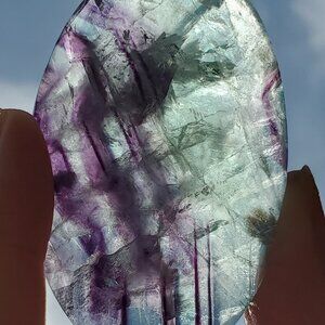 Fluorite Palm Stone (F307)